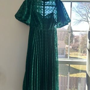 ASOS Teal Long Sleeve Dress